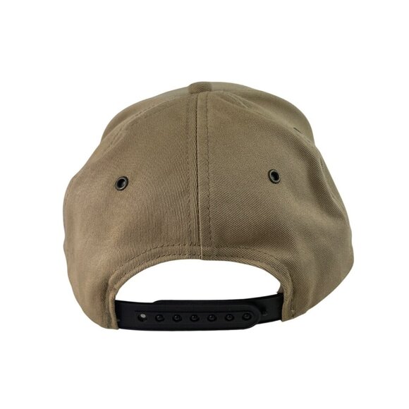 Buckmasters Mens Adjustable Strapback Hat Tan/Camo Hunting Embroidered Cap - Picture 6 of 9